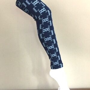 Navy and Light Blue Patterned Leggings